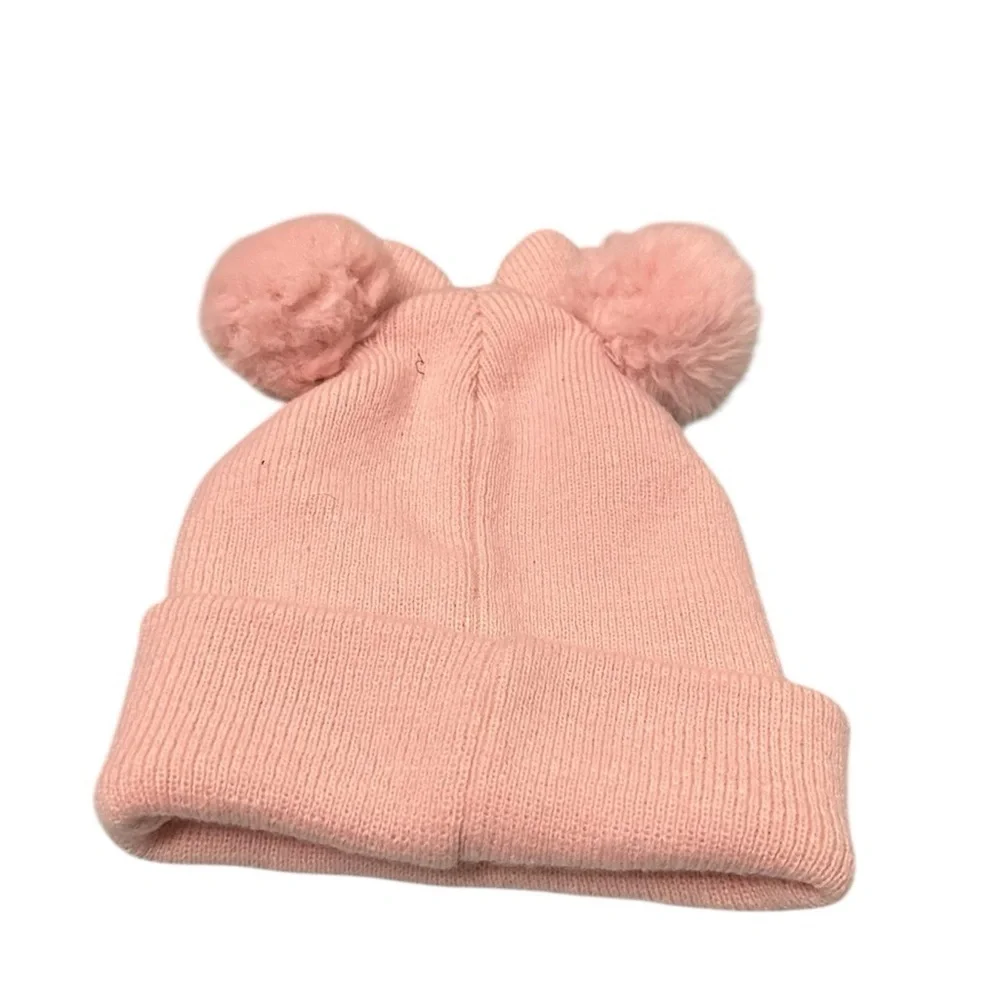 Disney Pink Minnie Mouse Hat with Sequin Bow
